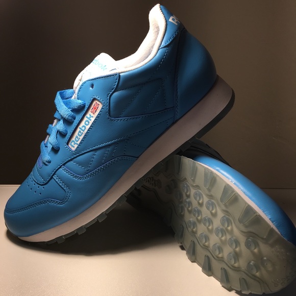 ice blue bottom reeboks